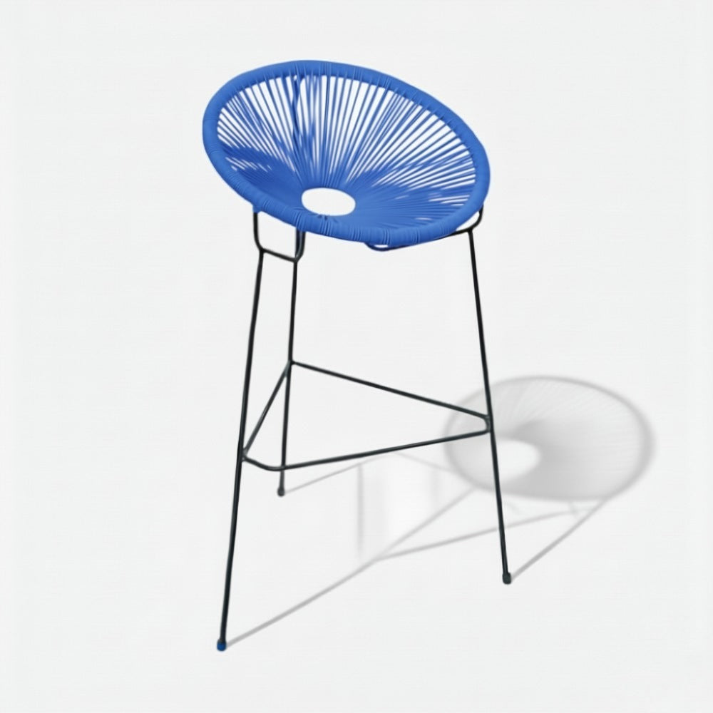 Chaise haute Acapulco Bleu Roi