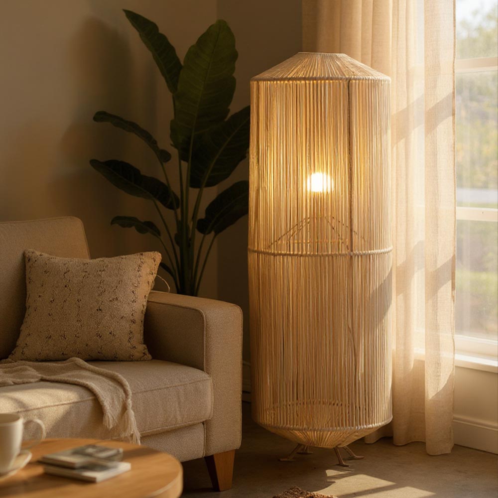 Lampe sur pied bohème chic Sable | Collection NOSY BE