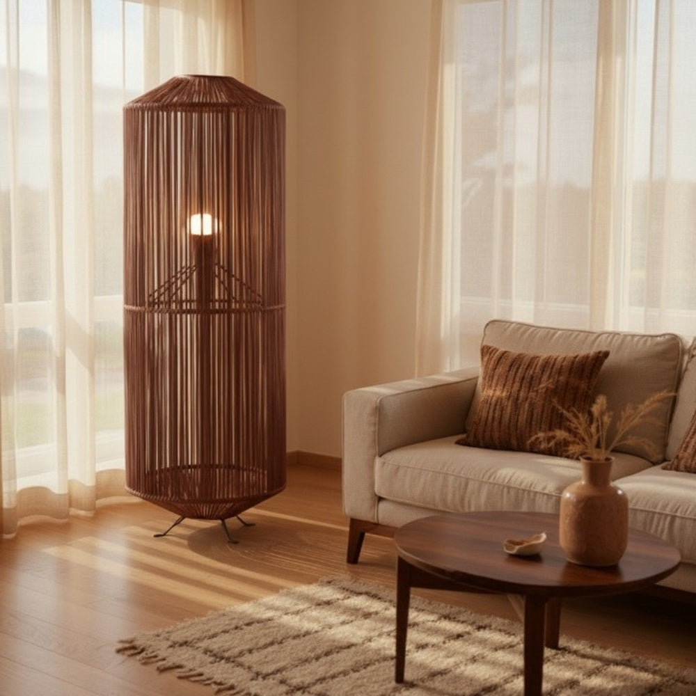 Lampe sur pied bohème chic Cannelle | Collection NOSY BE