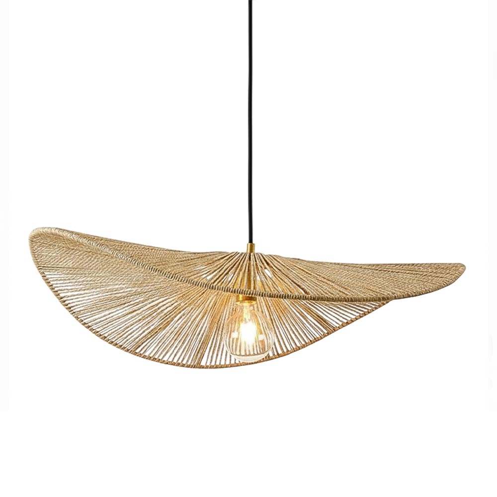 Suspension en corde naturelle bohème chic Sable | Collection MANAKARA