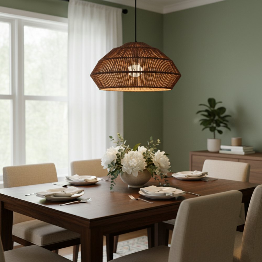 Abat-jour bohème chic Chocolat | Collection ANAKAO