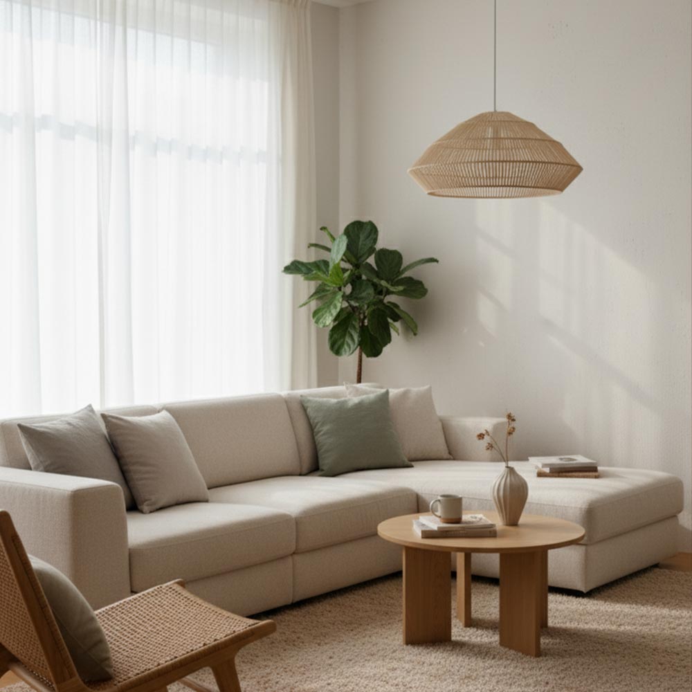 Abat-jour bohème chic Sable | Collection ANAKAO