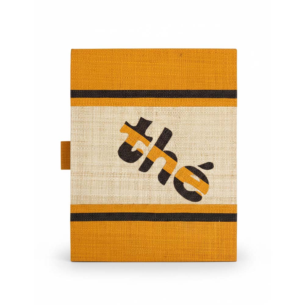 Boite à thé en raphia et bambou artisanal de Madagascar | Miel