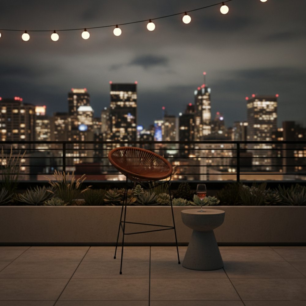 Chaise haute Acapulco Chocolat