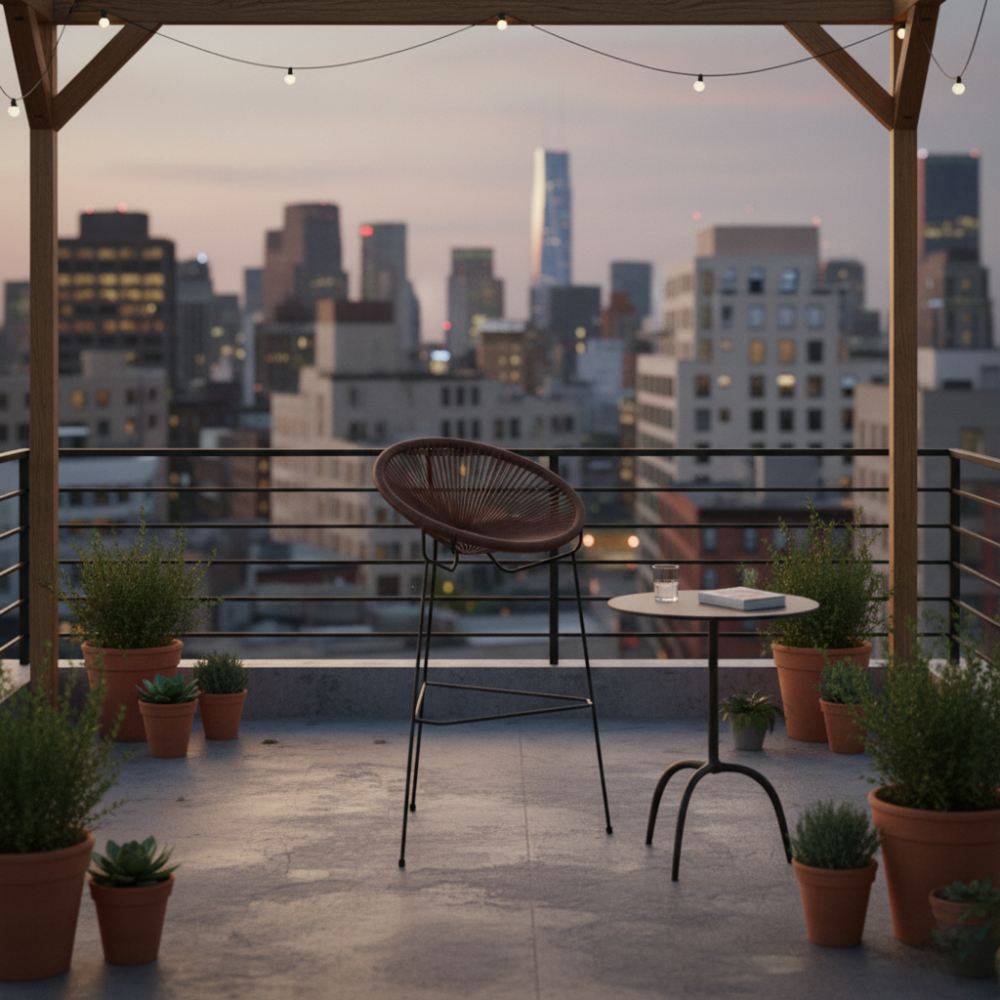 Chaise haute Acapulco Chocolat