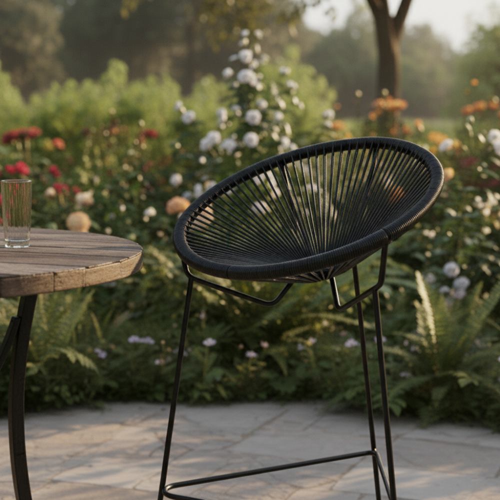 Chaise haute Acapulco Noir