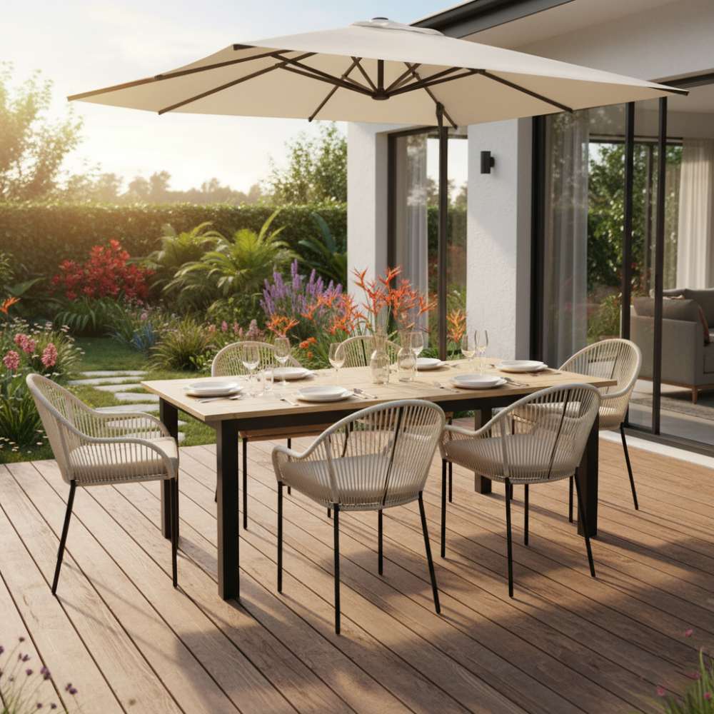 Chaise de salle à manger Blanc | Collection TOAMASINA