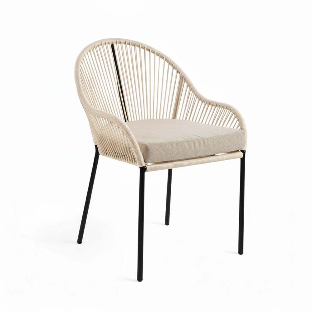 Chaise de salle à manger Blanc | Collection TOAMASINA