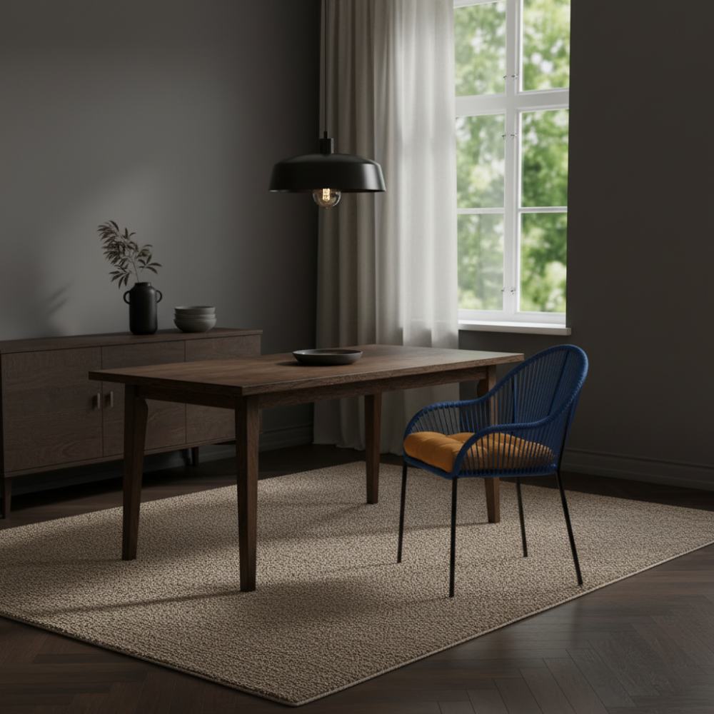 Chaise de salle à manger Bleu Roi | Collection TOAMASINA