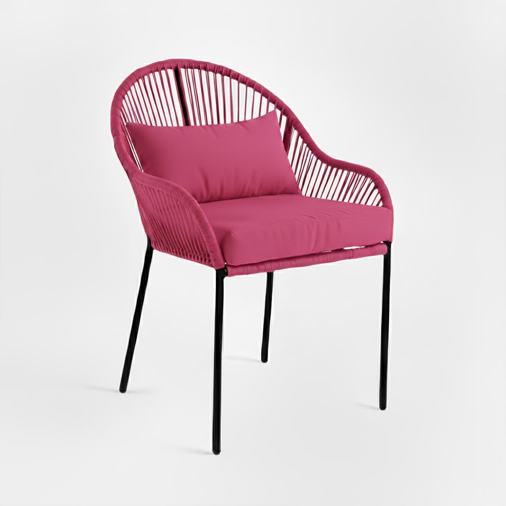 Chaise de salle à manger Fuchsia | Collection TOAMASINA