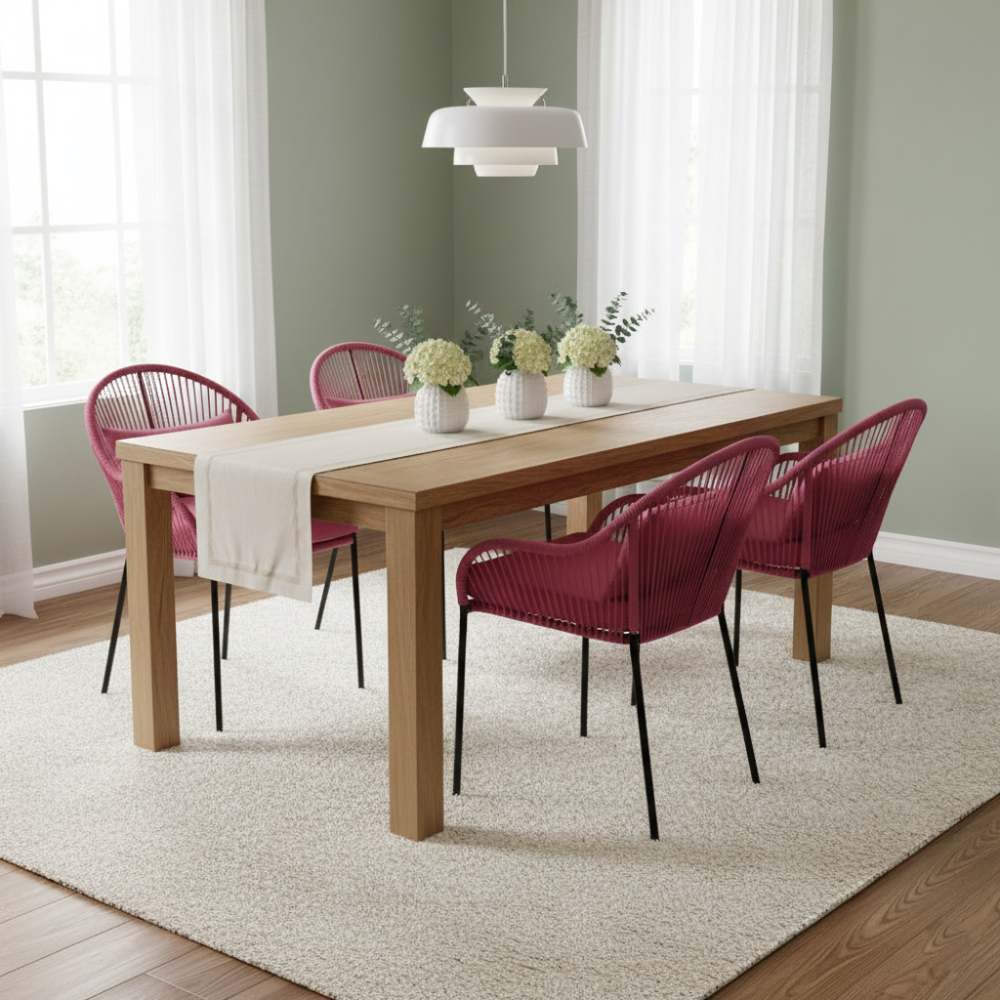 Chaise de salle à manger Fuchsia | Collection TOAMASINA