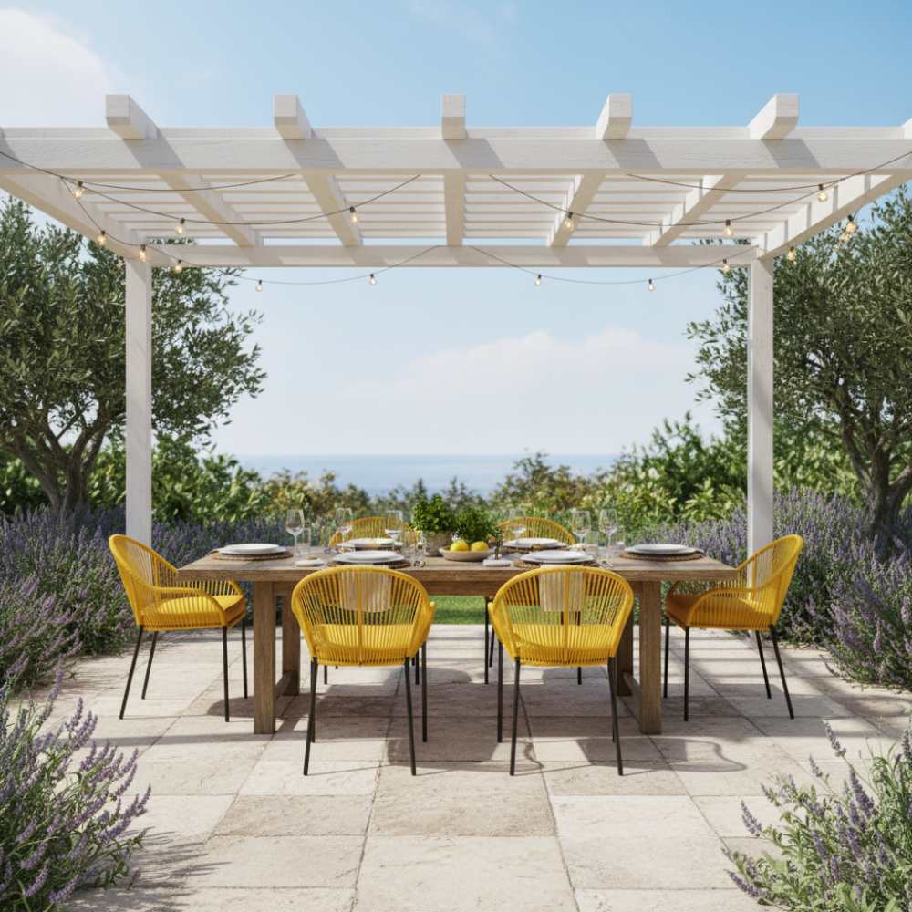 Chaise de salle à manger Jaune | Collection TOAMASINA