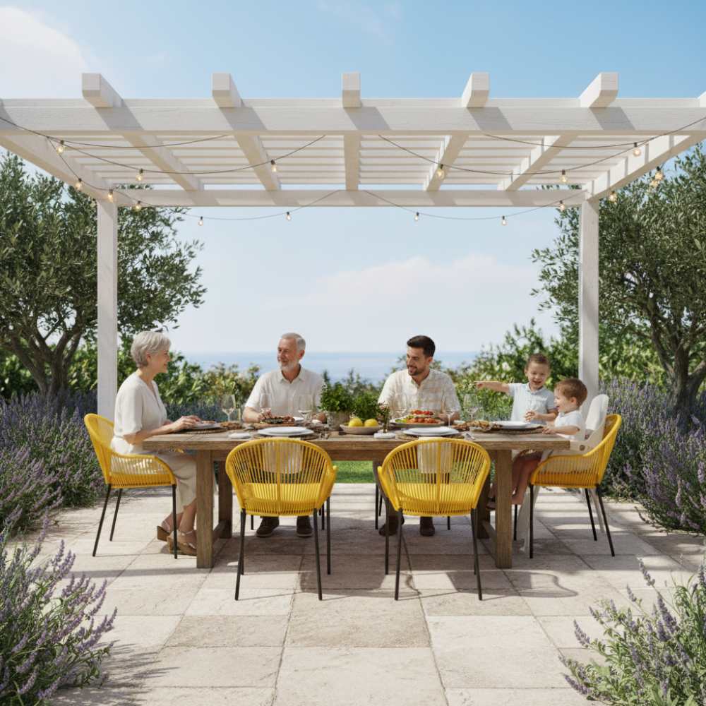 Chaise de salle à manger Jaune | Collection TOAMASINA