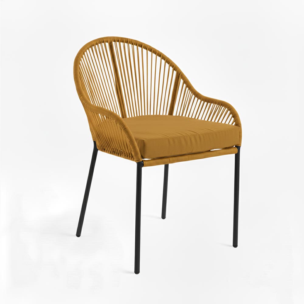 Chaise de salle à manger Miel | Collection TOAMASINA