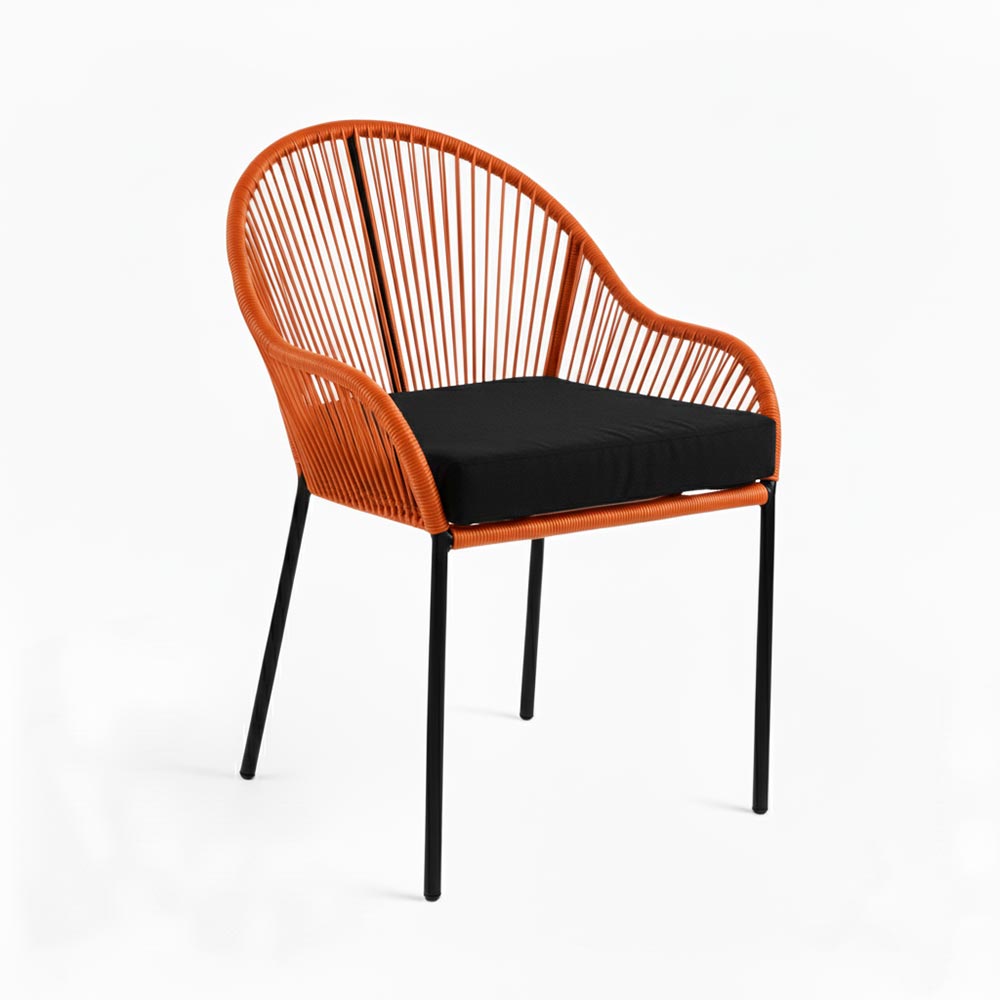 Chaise de salle à manger Orange | Collection TOAMASINA