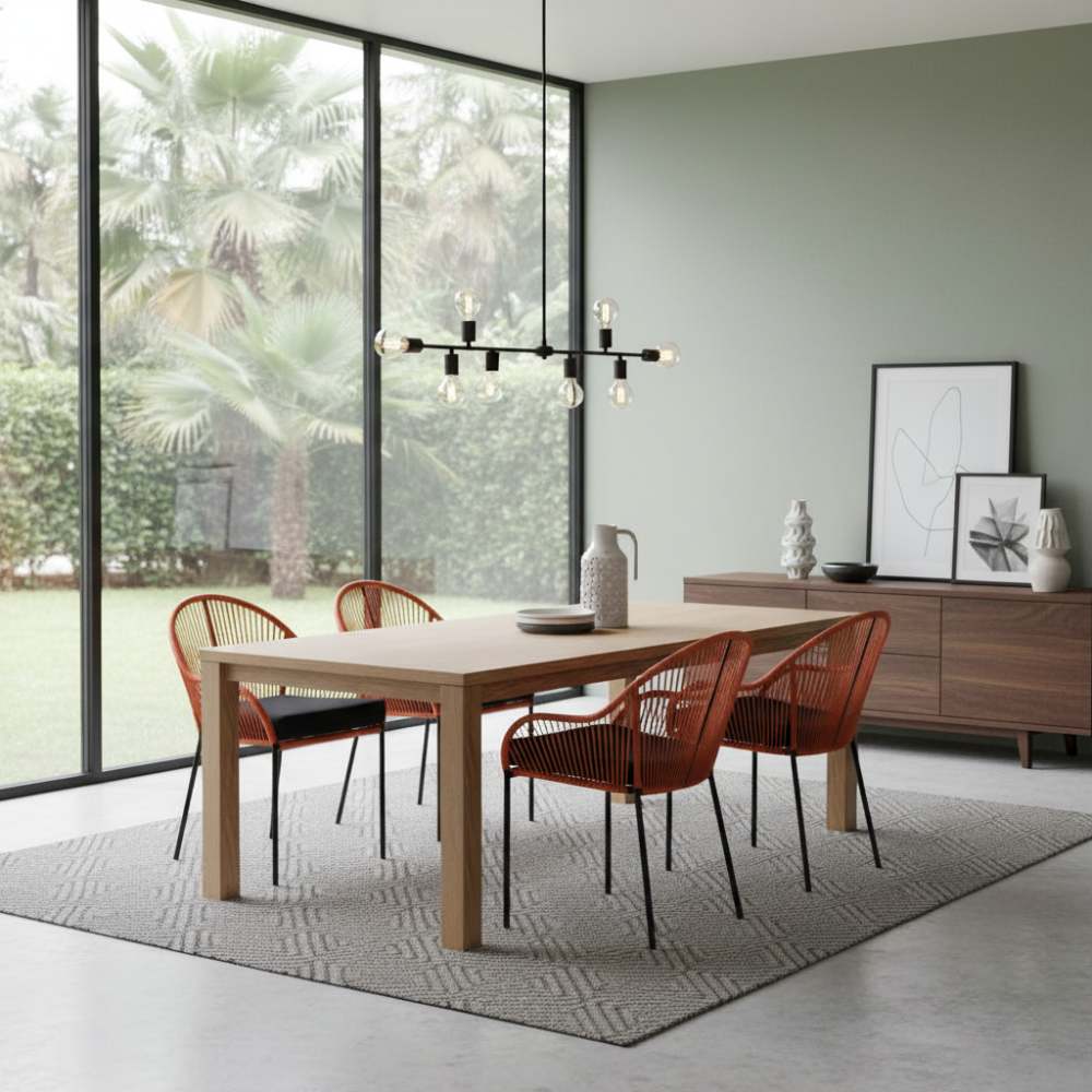 Chaise de salle à manger Orange | Collection TOAMASINA