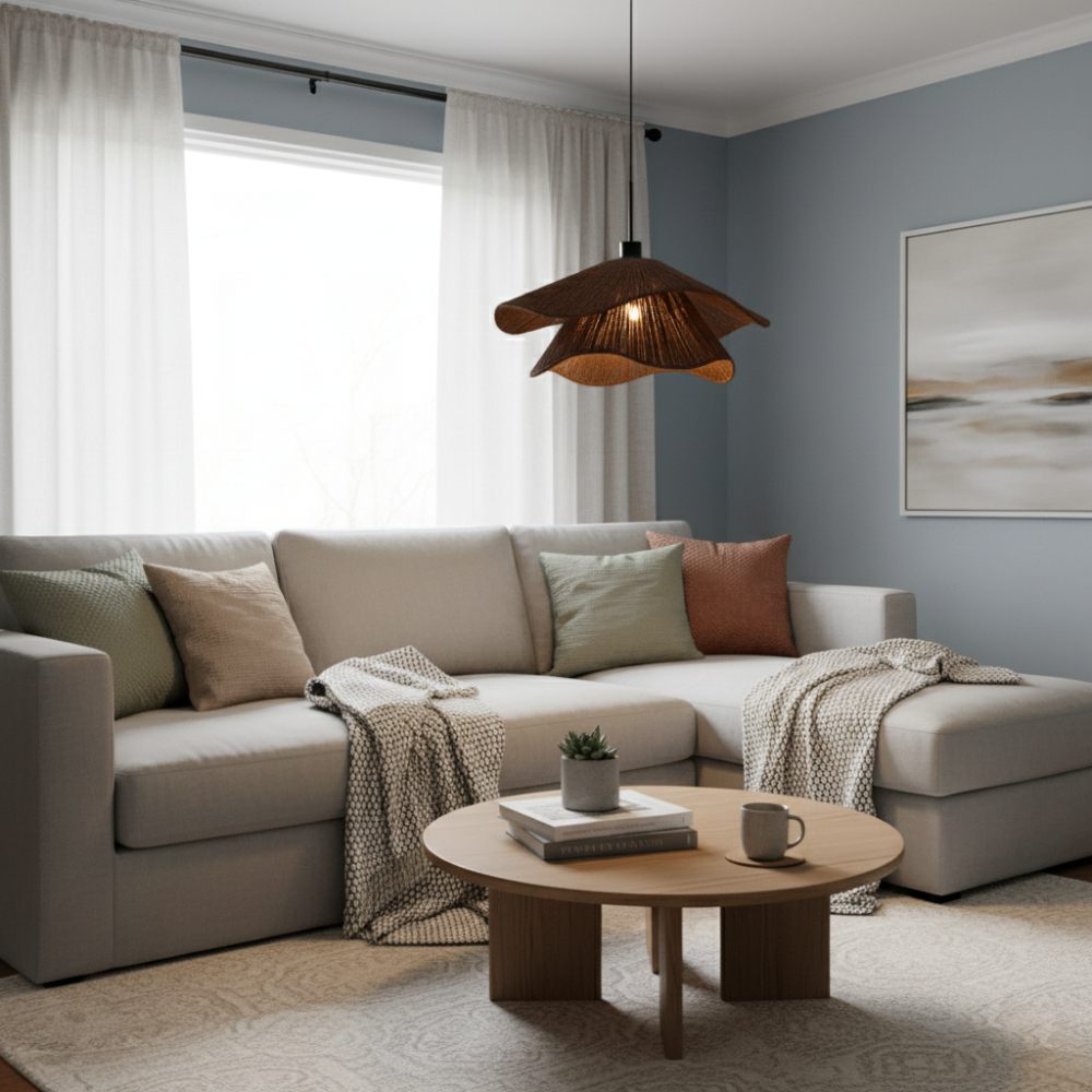 Plafonnier bohème chic Chocolat | Collection TANA