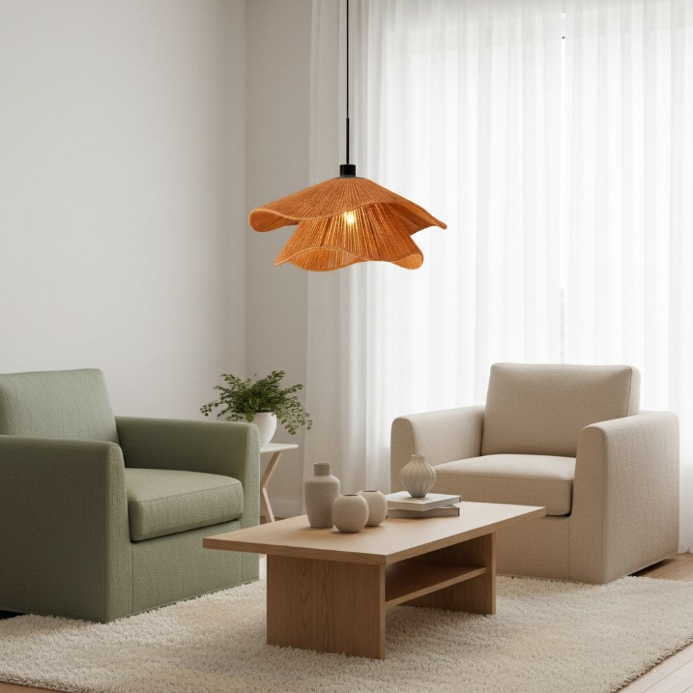 Plafonnier bohème chic Orange | Collection TANA