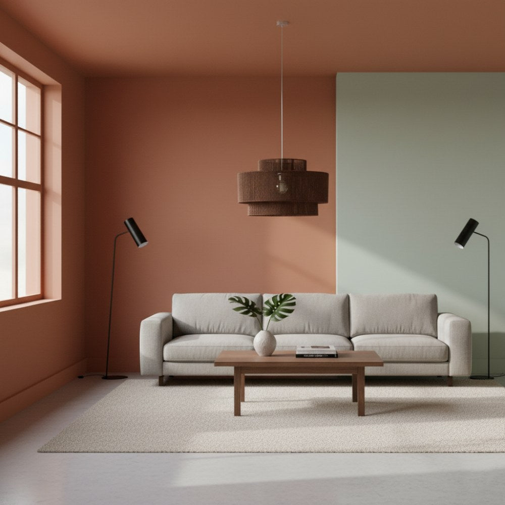 Plafonnier bohème rétro Chocolat | Collection MORONDAVA