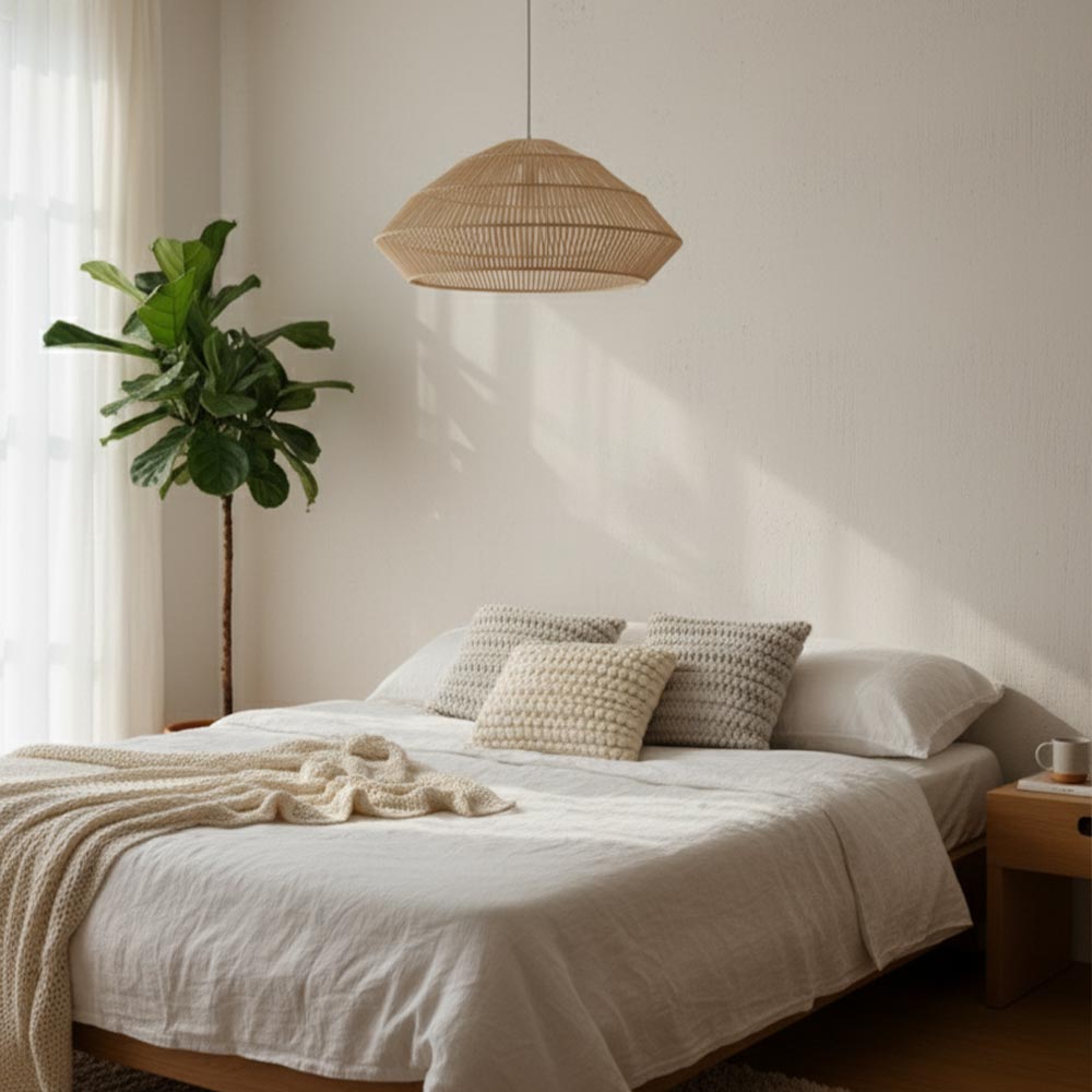 Abat-jour bohème chic Sable | Collection ANAKAO