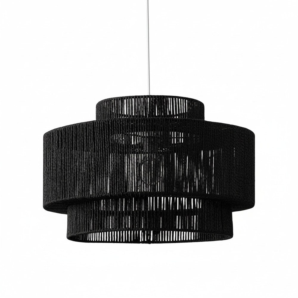 Plafonnier bohème rétro Noir | Collection MORONDAVA