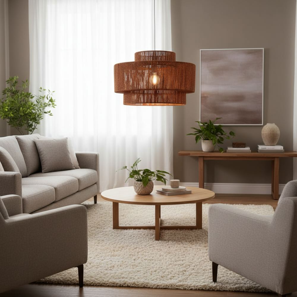 Plafonnier bohème rétro Cannelle | Collection MORONDAVA