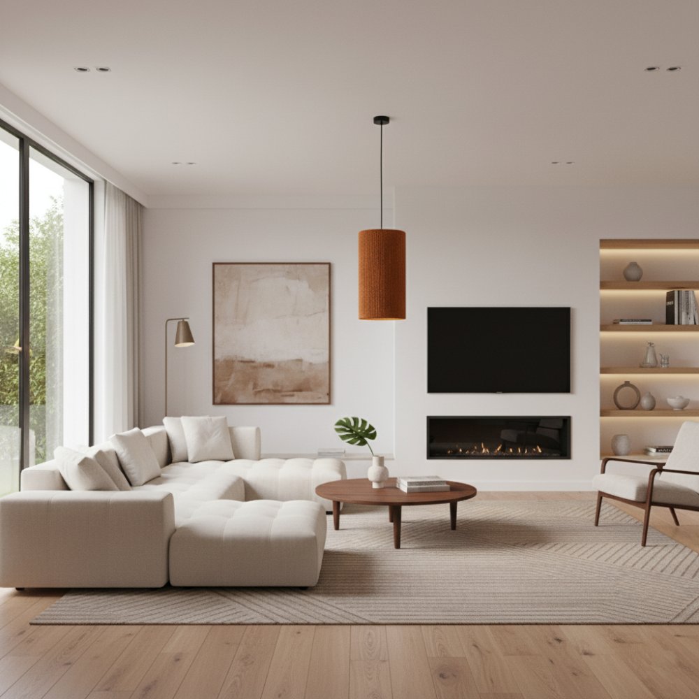 Plafonnier cylindrique bohème Cannelle | Collection ANTALAHA