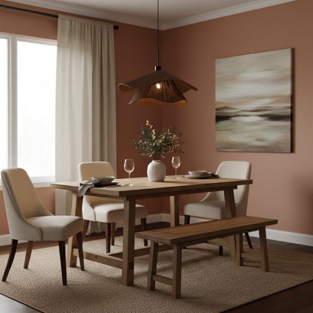 Plafonnier bohème chic Chocolat | Collection TANA