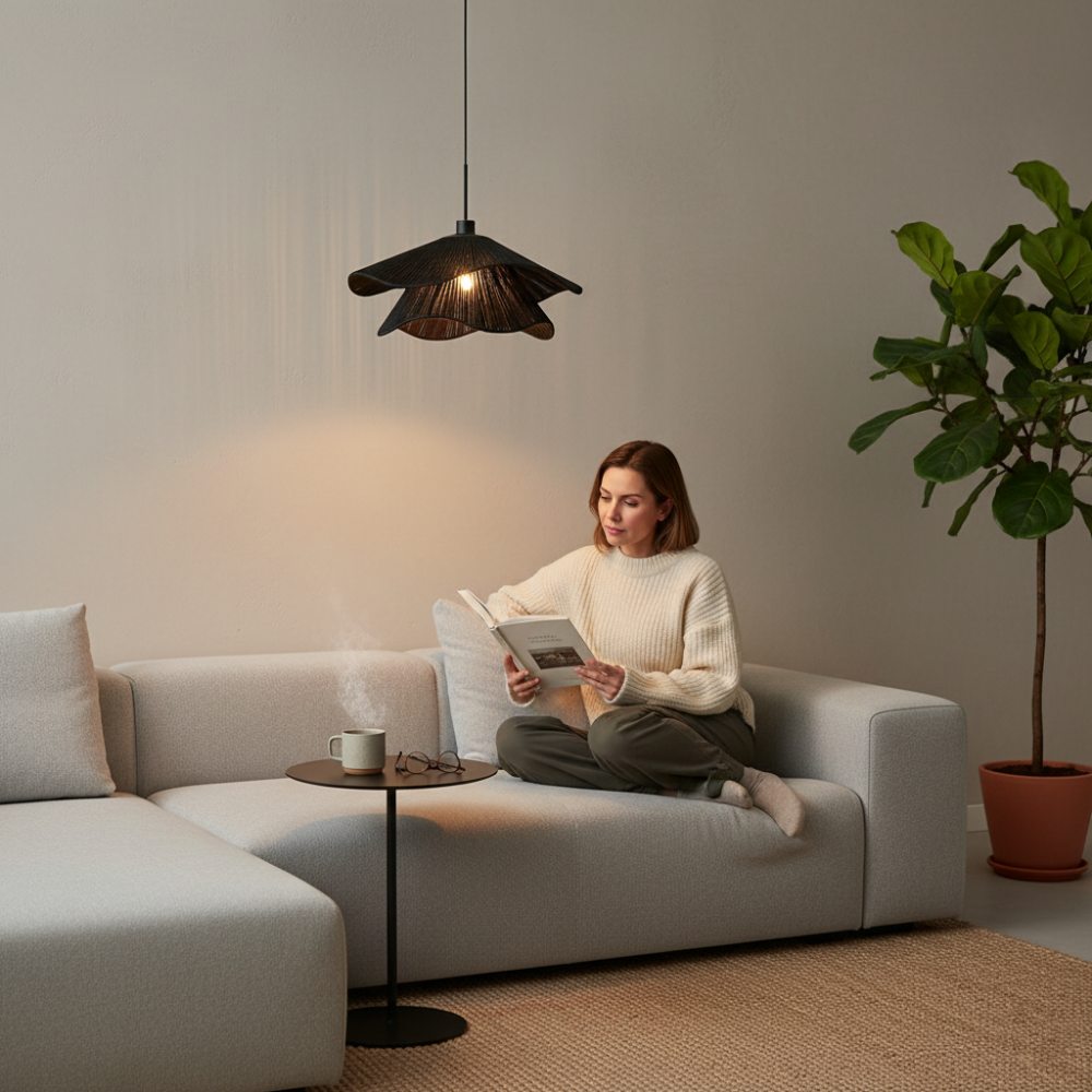 Plafonnier bohème chic Noir | Collection TANA