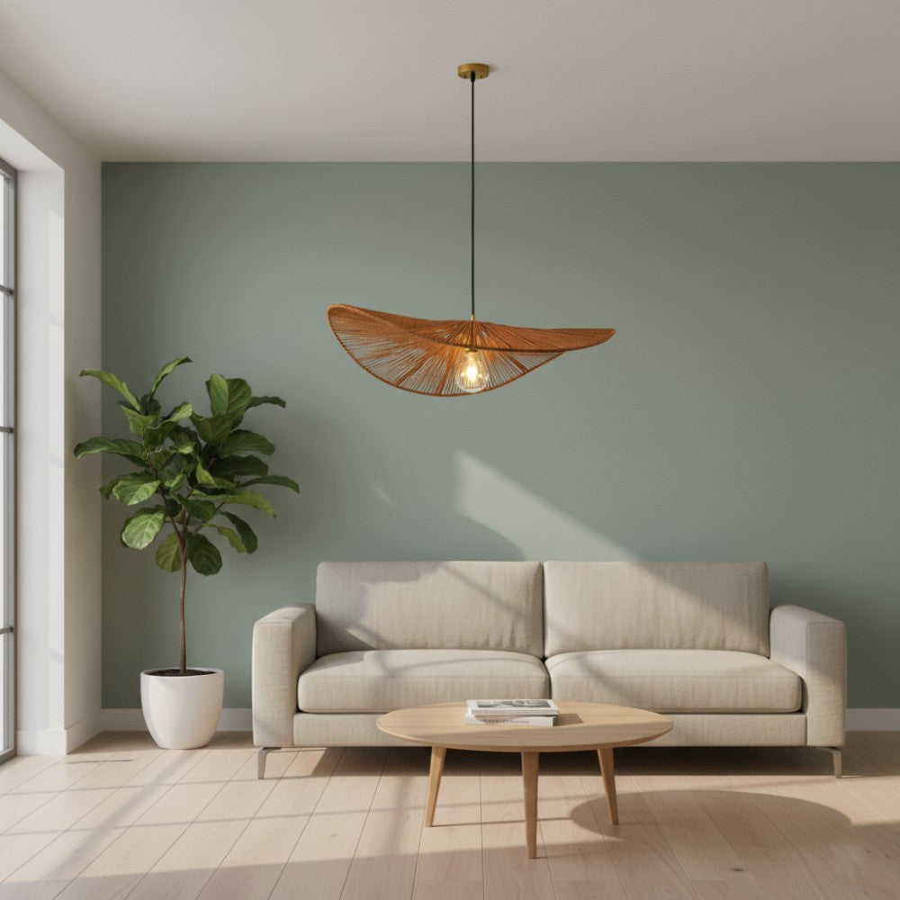 Suspension en corde naturelle bohème chic Cannelle | Collection MANAKARA