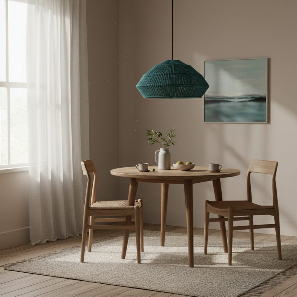 Abat-jour bohème chic Bleu Lagon | Collection ANAKAO