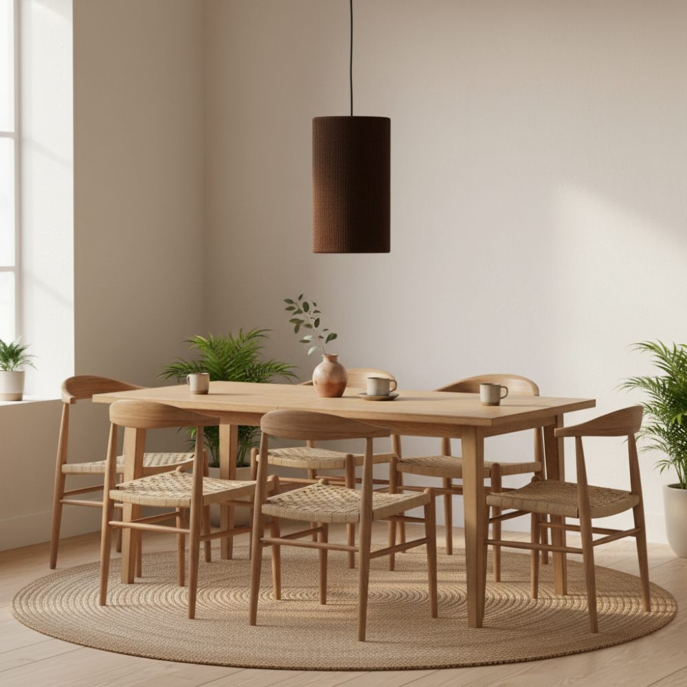 Plafonnier cylindrique bohème Chocolat | Collection ANTALAHA