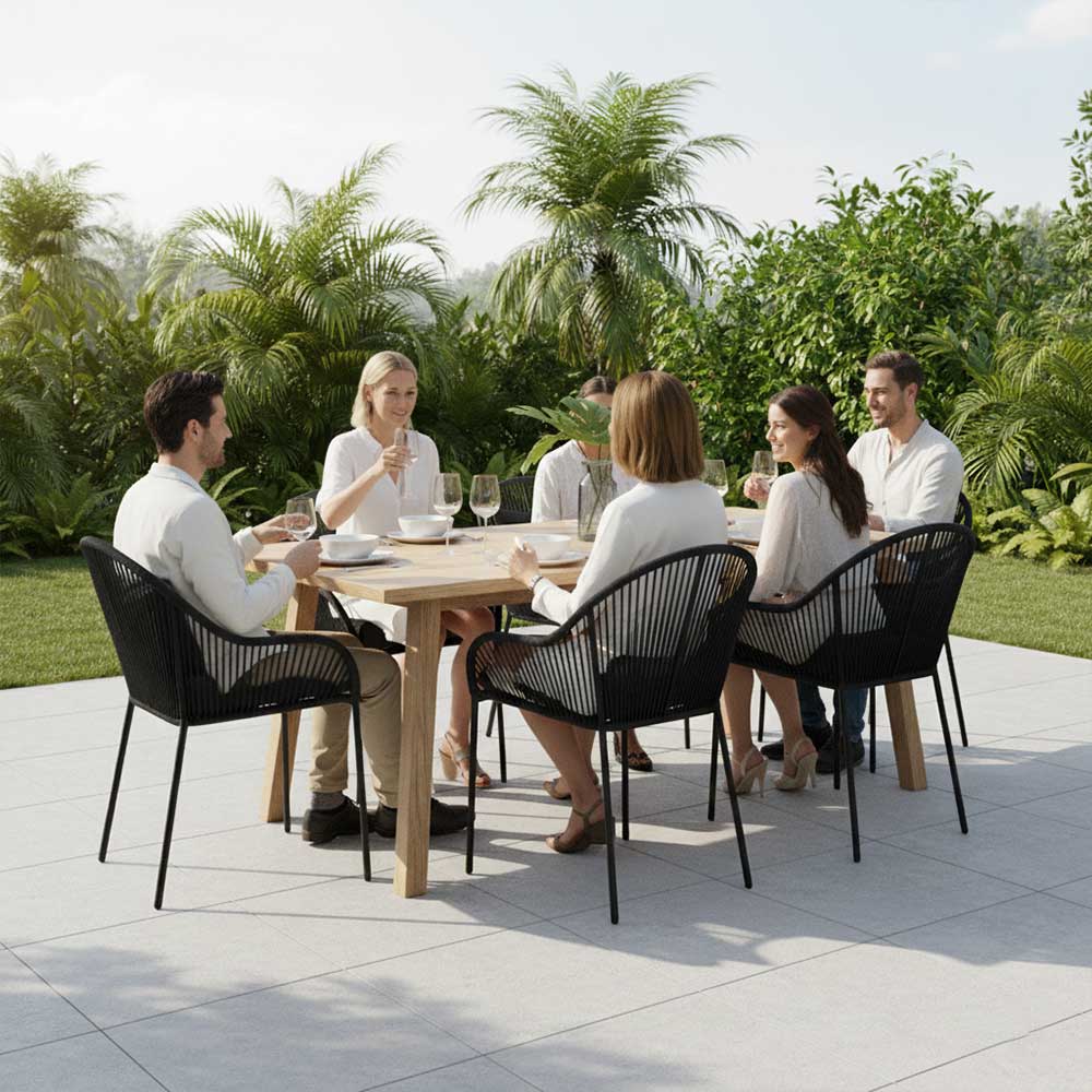 Chaise de salle à manger Noir | Collection TOAMASINA