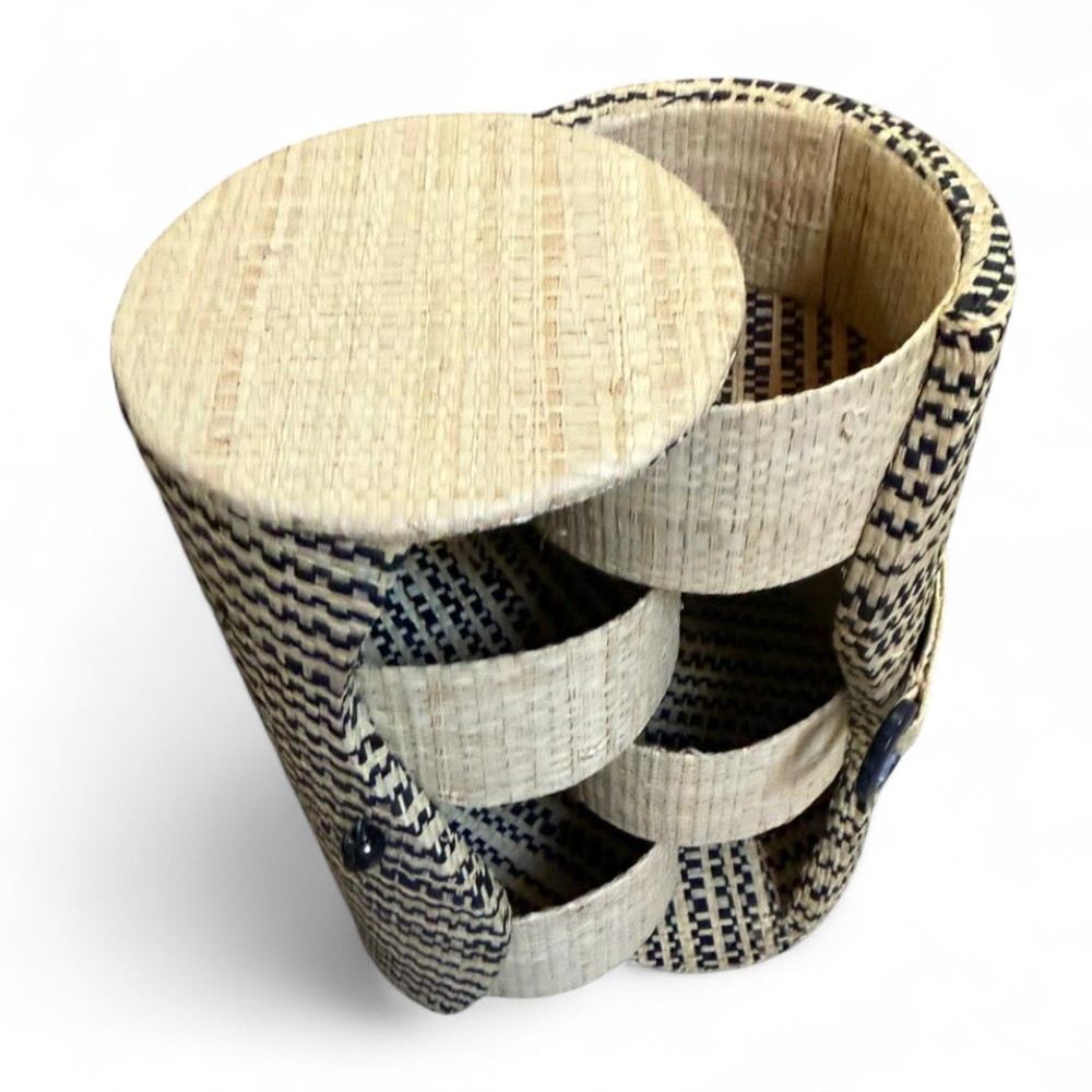 Petite boîte a bijoux pour femme | Noir et Blanc