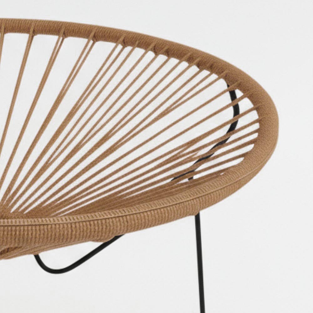 Table basse ronde Cannelle - bohème chic | 60cm