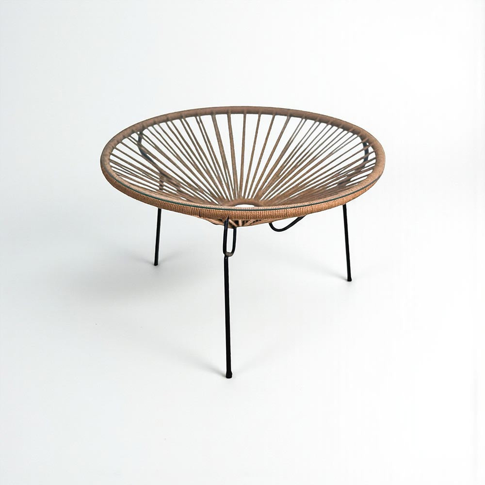 Table basse ronde Cannelle - bohème chic | 60cm