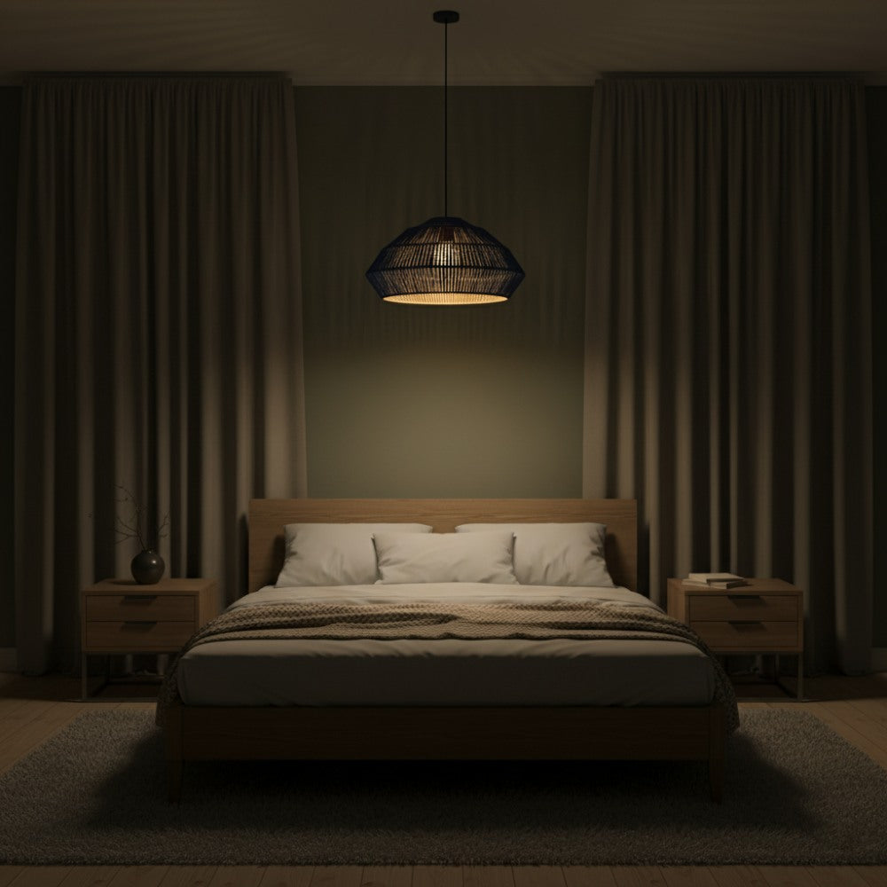 Abat-jour bohème chic Bleu Roi | Collection ANAKAO