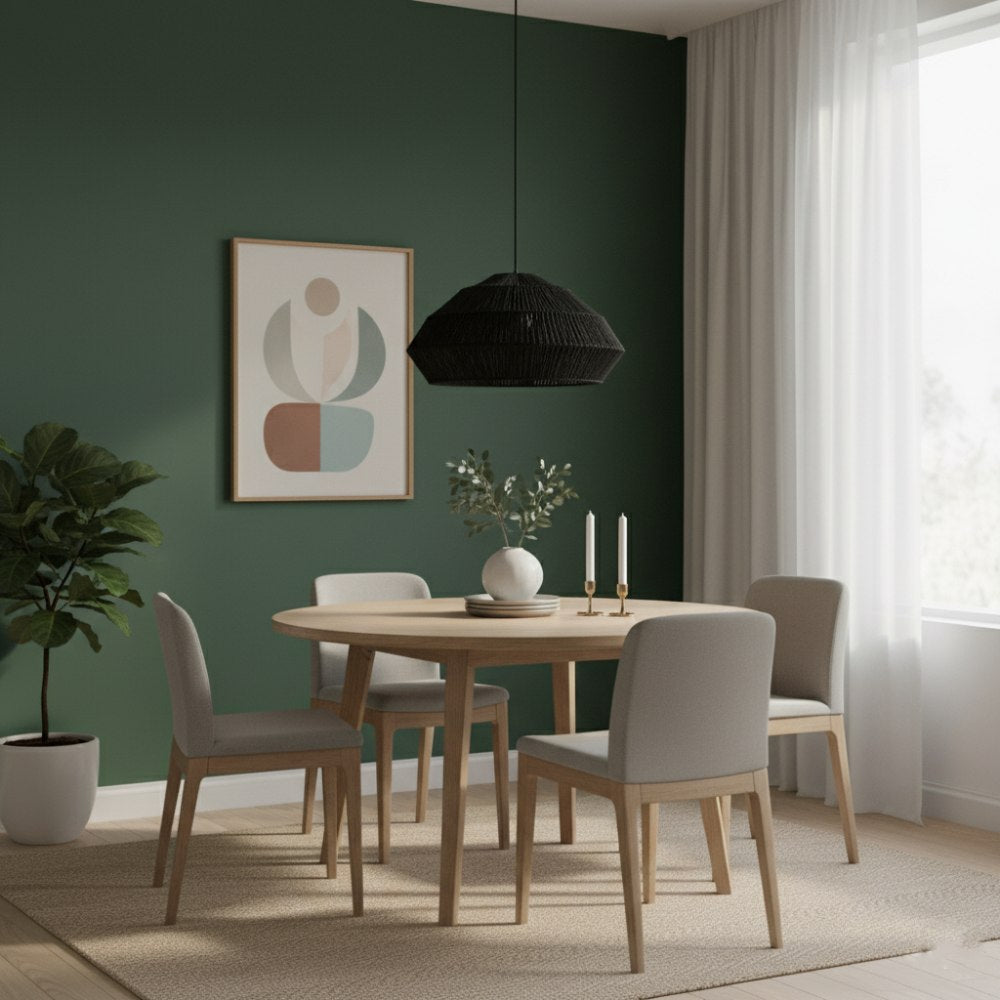 Abat-jour bohème chic Noir | Collection ANAKAO