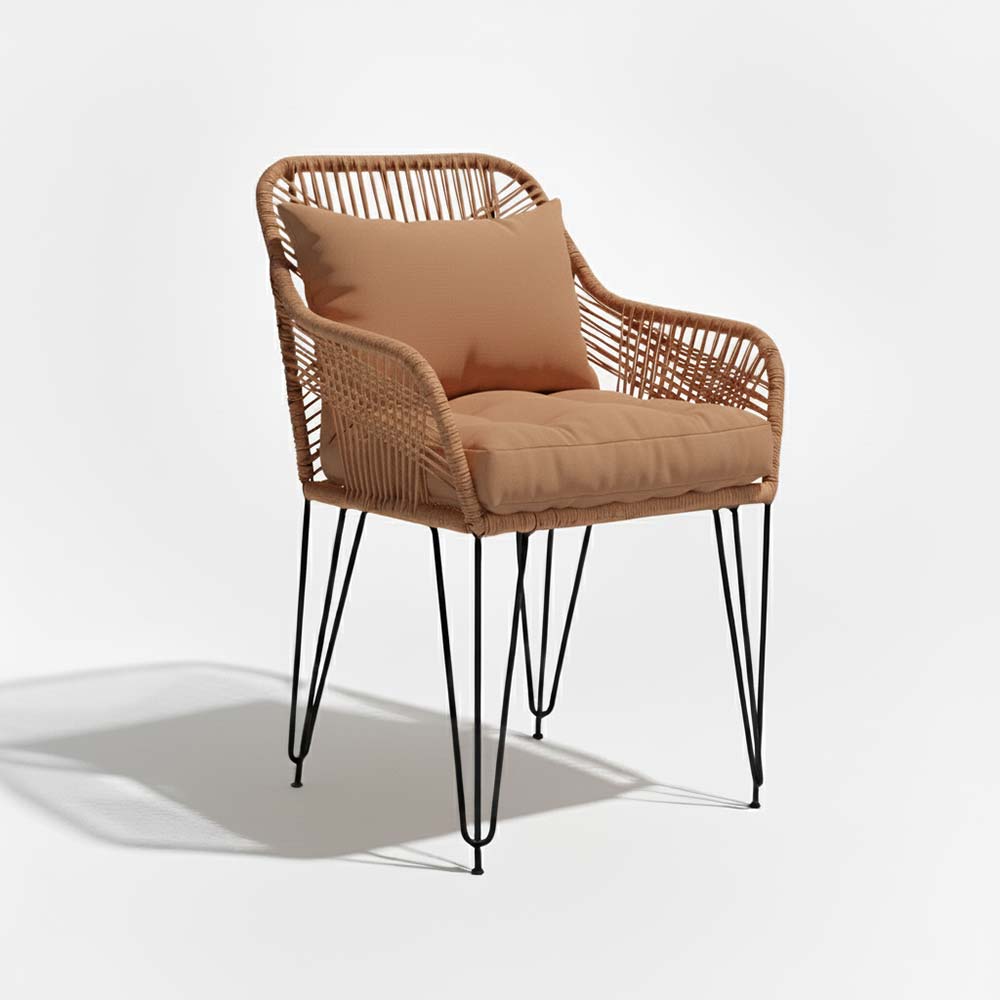 Chaise de salon bohème Cannelle | Collection SAMBAVA