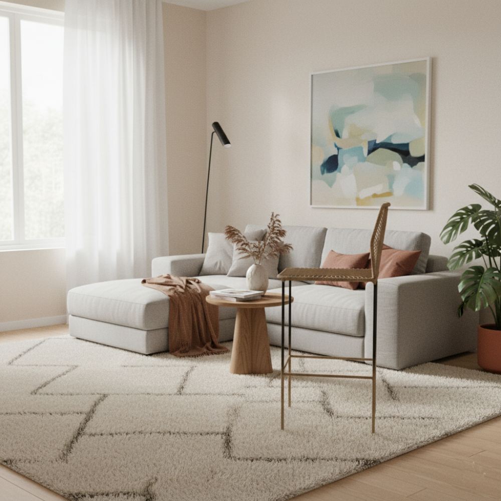 Chaise de bar design en nylon Sable | Collection Sambava