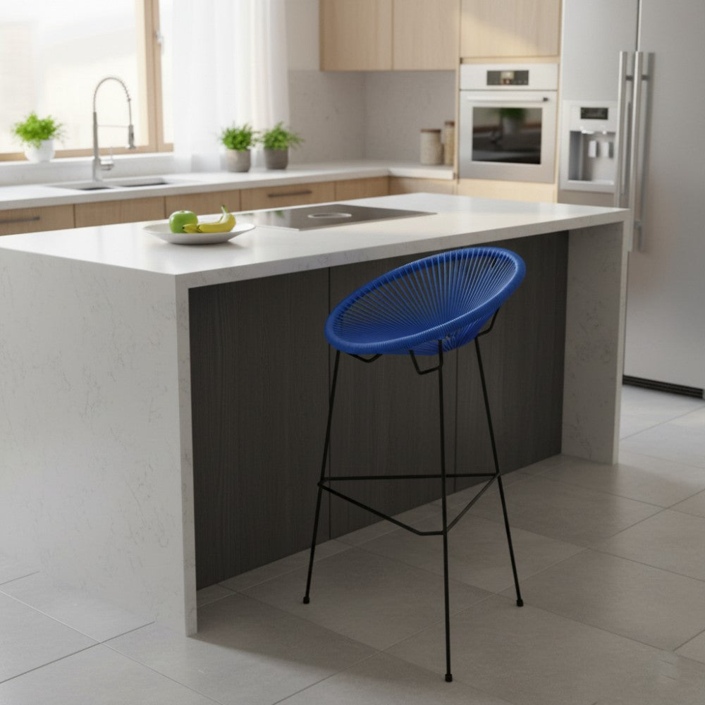 Chaise haute Acapulco Bleu Roi