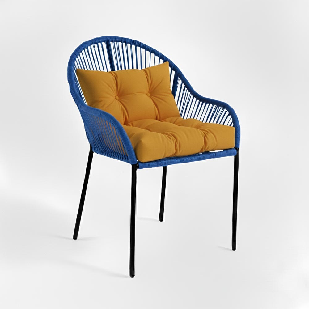 Chaise de salle à manger Bleu Roi | Collection TOAMASINA