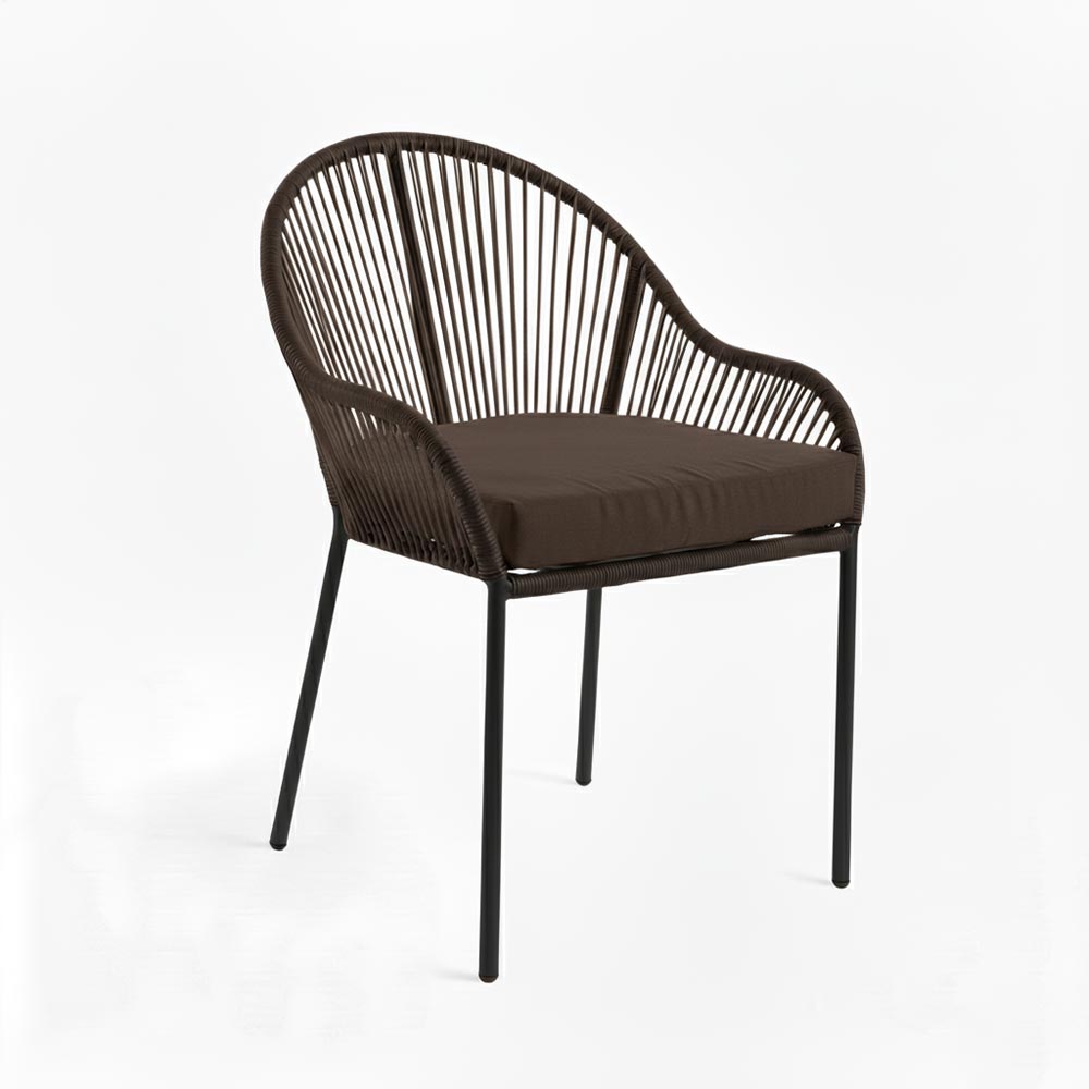 Chaise de salle à manger Chocolat | Collection TOAMASINA