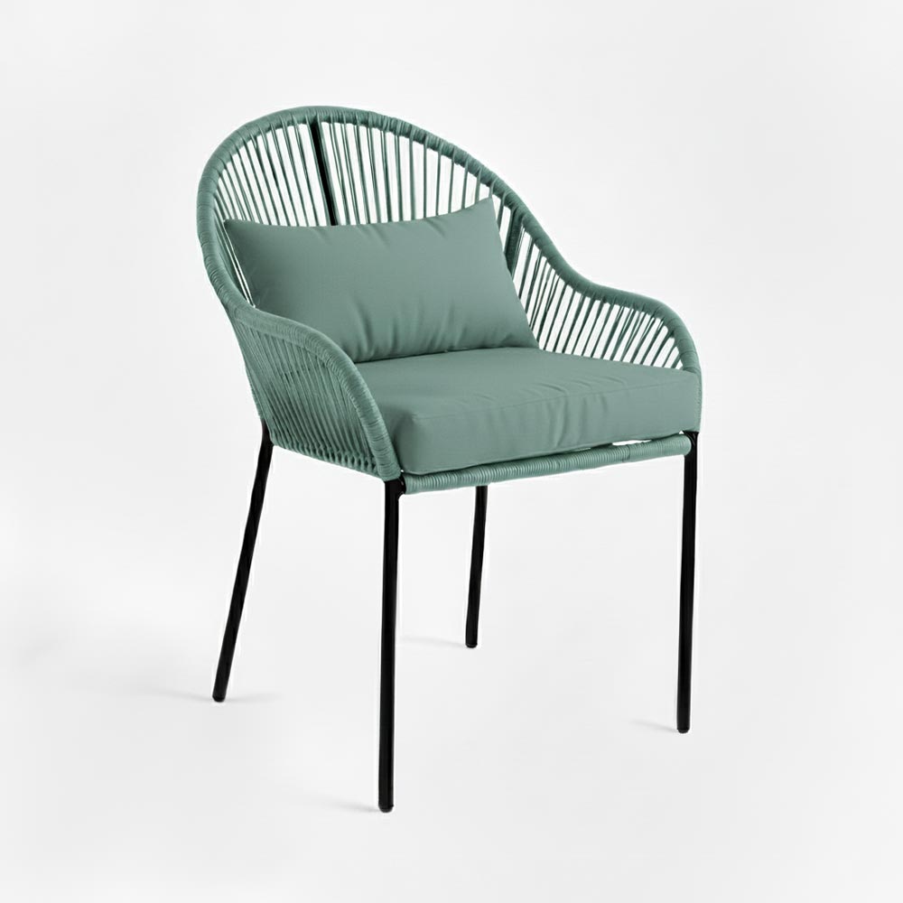 Chaise de salle à manger Vert d'eau | Collection TOAMASINA