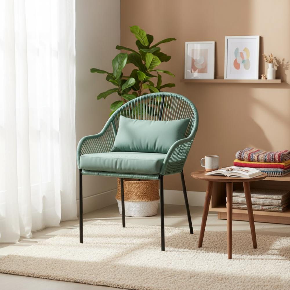 Chaise de salle à manger Vert d'eau | Collection TOAMASINA