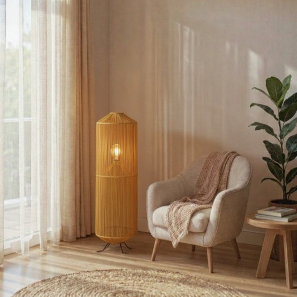 Lampe sur pied bohème chic Miel | Collection NOSY BE