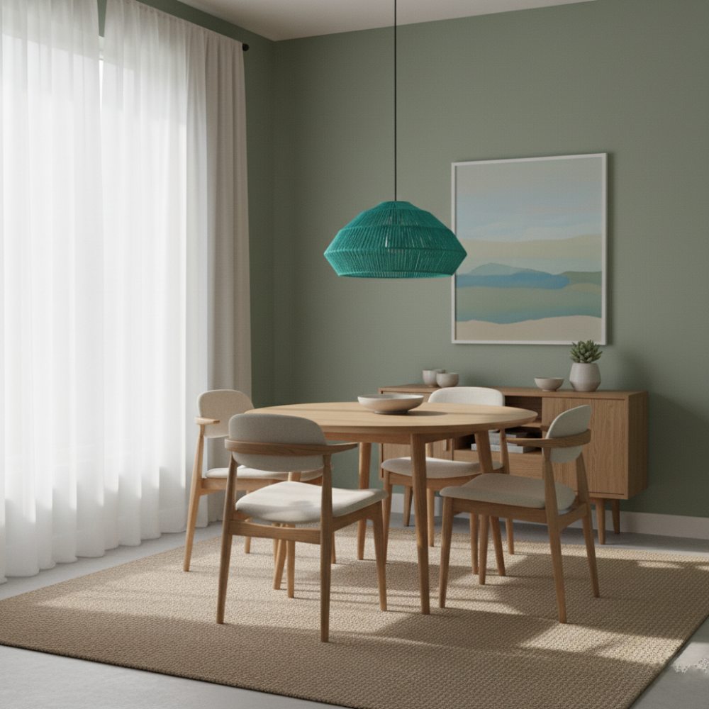 Abat-jour bohème chic Turquoise | Collection ANAKAO