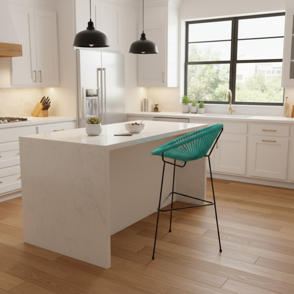 Chaise haute Acapulco Turquoise