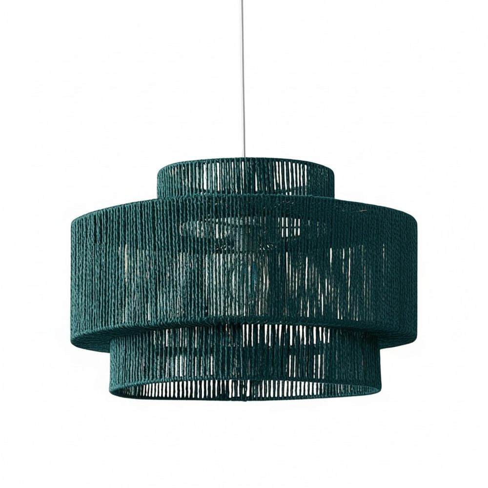 Plafonnier bohème rétro Bleu Lagon | Collection MORONDAVA