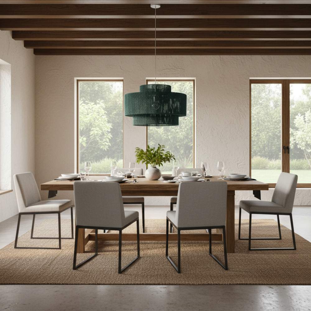 Plafonnier bohème rétro Bleu Lagon | Collection MORONDAVA